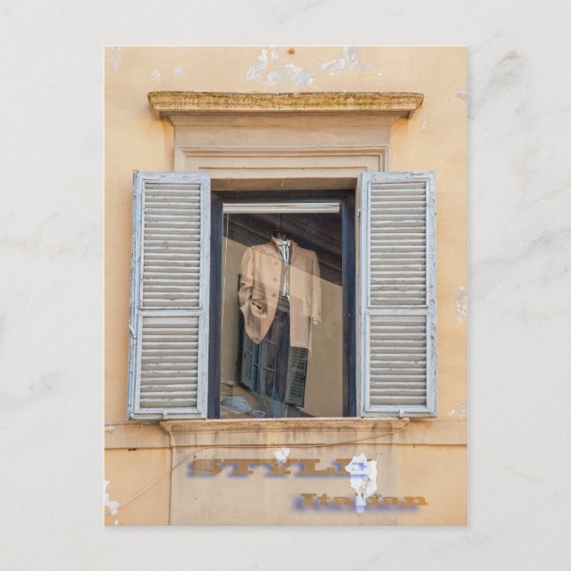 Italienska mode, Stil italienska Vykort (Framsida)