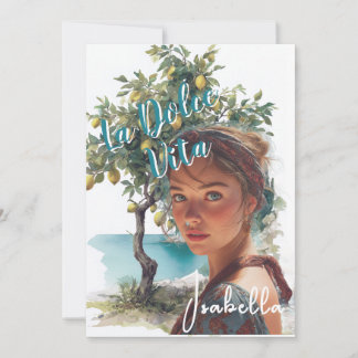 Italienska Möhippan La Dolce Vita Inbjudningar