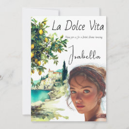 Italienska Möhippan La Dolce Vita Inbjudningar