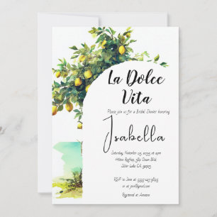Italienska Möhippan La Dolce Vita Inbjudningar
