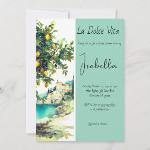 Italienska Möhippan La Dolce Vita Inbjudningar