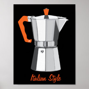 Italienska Moka Poster