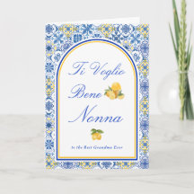 Italienska Mormor Jag älskar dig Nonna Mors dag