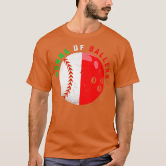 Italienska mormor Nonna Baseball Bowlareare T T Shirt