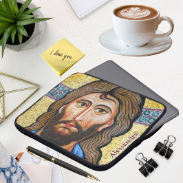 Italienska Mosaic Jesus Kristus Anpassningsbar Pri Laptop Fodral