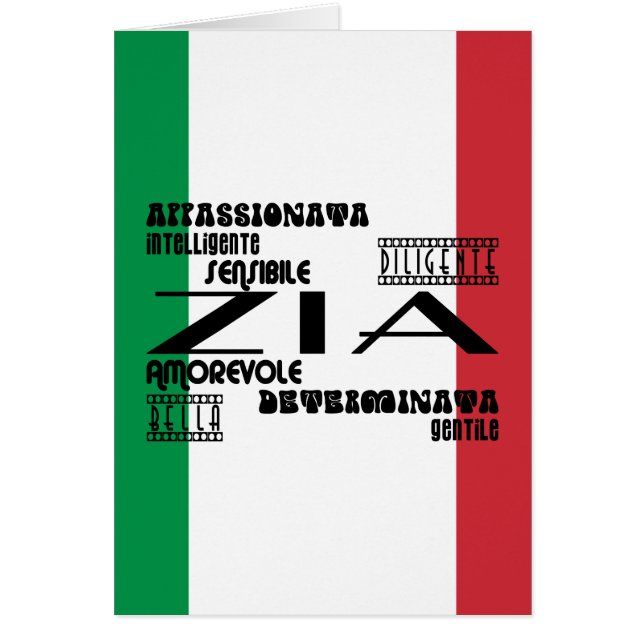 Italienska mostrar: Kvaliteter OBS Kort (Framsidan)