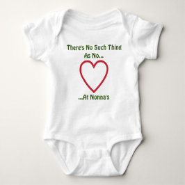 Italienska Nonnas flicka/Guy T-Shirt Baby Bodykost