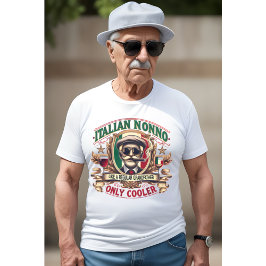 Italienska Nonno som en vanlig farfar T Shirt