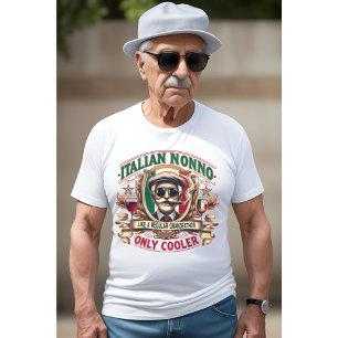 Italienska Nonno som en vanlig farfar T Shirt