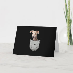 Italienska ordliftesdroppskorgen för egen Hund Tack Kort