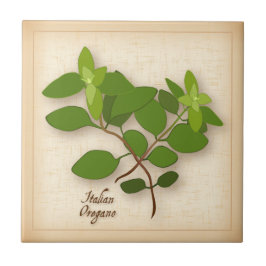 Italienska Oregano Herb Kakelplatta