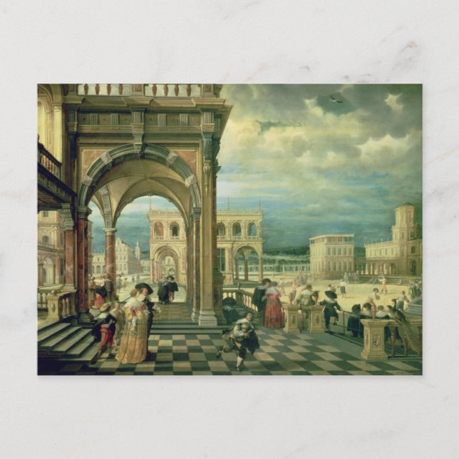 Italienska palatset, 1623 vykort (Framsida)
