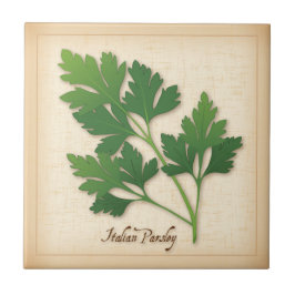 Italienska parsley Herb Kakelplatta