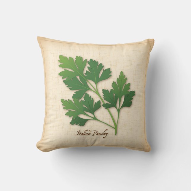 Italienska parsley Herb Kudde (Framsida)