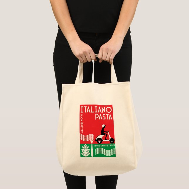 Italienska Pasta Art Tygkasse (Framsida (produkt))