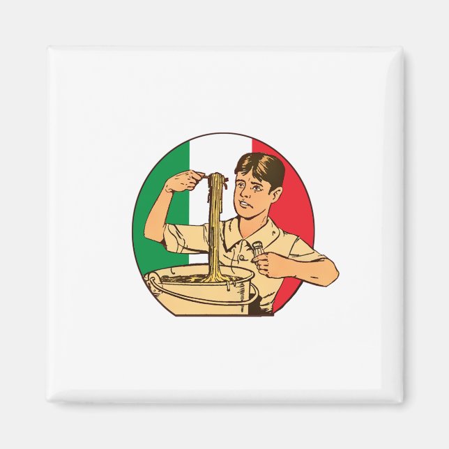 Italienska Pasta Magnet (Framsidan)