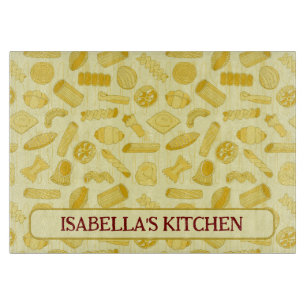 Italienska pasta Shapes Food Patterned Kitchen