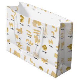 Italienska pasta Shapes & Namn Mönster