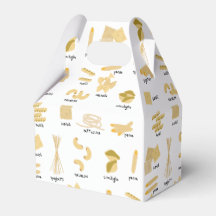 Italienska pasta Shapes & Namn Mönster