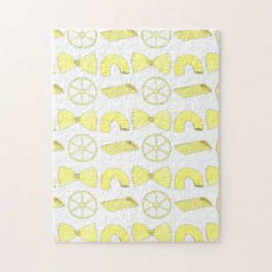 Italienska pasta Shapes Penne Bowtie Elbow Macaron Pussel