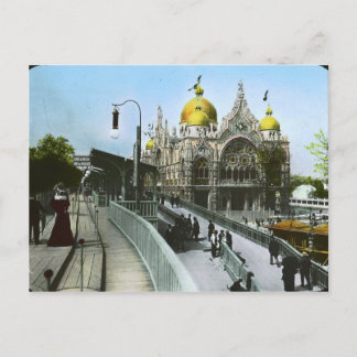 Italienska Pavilion, Paris, Frankrike-postkort Vykort