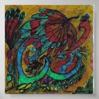 Italienska Peacock NJoy Poster
