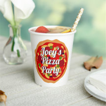 Italienska pepperoni pizza anpassningsbar Födelsed