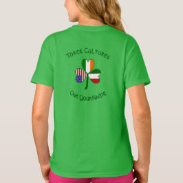 Italienska Personligen Irish Shamrock Flagga T Shirt