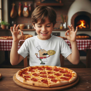 Italienska Pizza Chef T Shirt