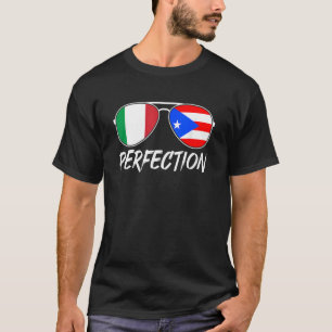 Italienska plus Puerto Rican Perfection Sunglass F T Shirt