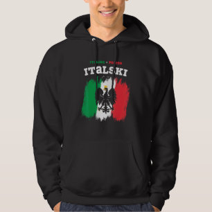 Italienska polska Hybrid Hoodie