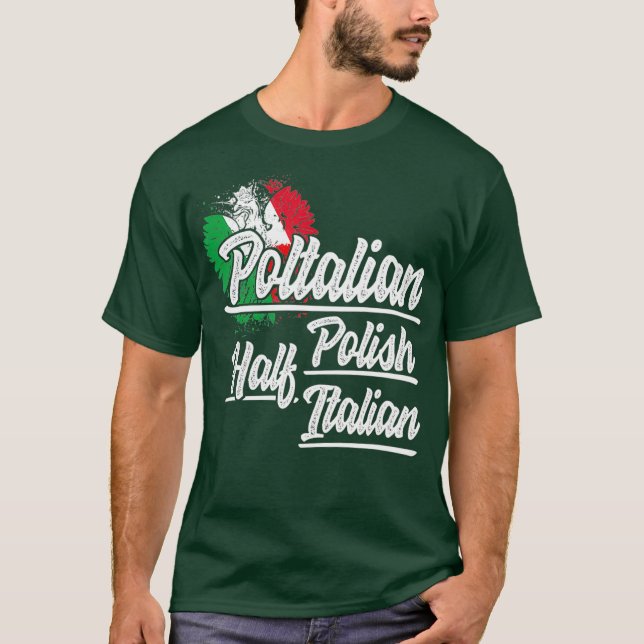 Italienska polska t shirt (Framsida)