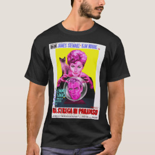 Italienska Poster av Bell Bok och ljus  T Shirt