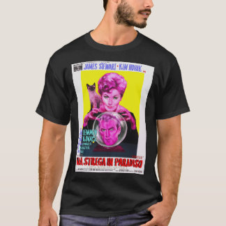 Italienska Poster av Bell Bok och ljus  T Shirt