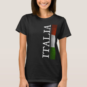 Italienska Pridet I Kärlek Italien Tricolore Ital T Shirt