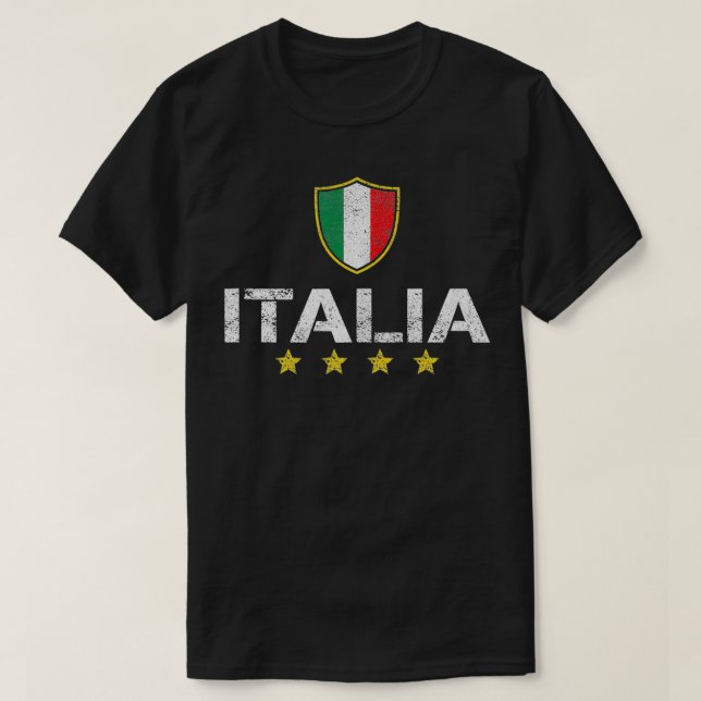 Italienska Pridet Italia T Shirt (Design framsida)