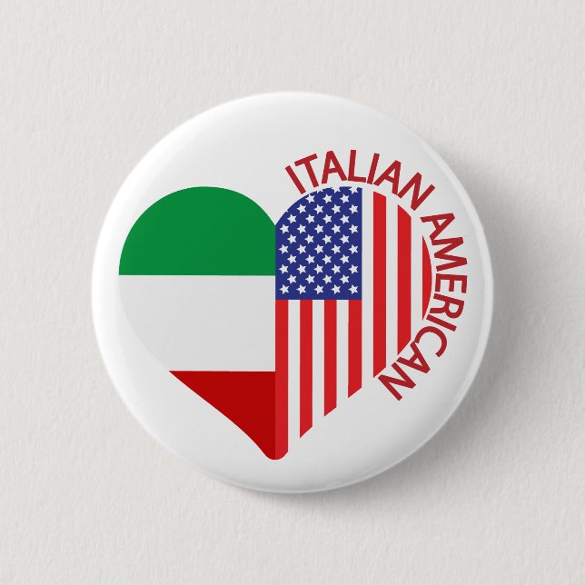 Italienska Pridet Italiano Americano Knapp (Framsida)