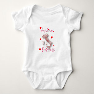 Italienska prinsessan baby onecie t-shirt