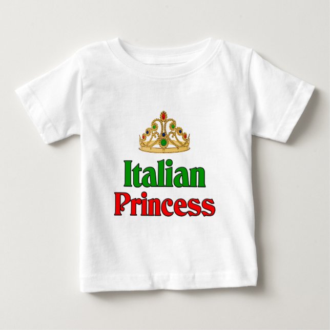 Italienska prinsessan t-shirt (Framsida)