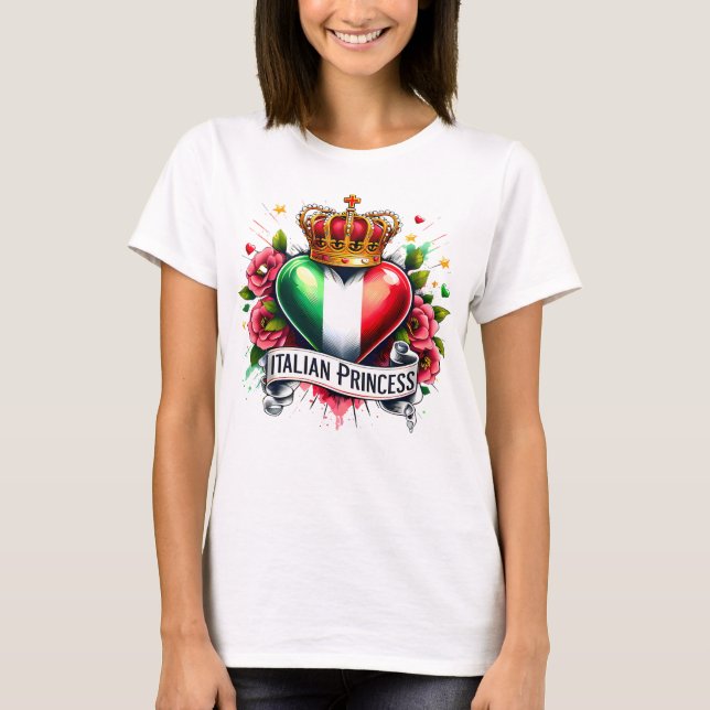 Italienska prinsessan t shirt (Framsida)