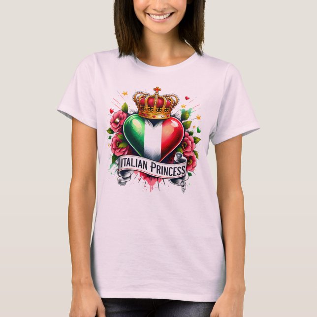 Italienska prinsessan t shirt (Framsida)