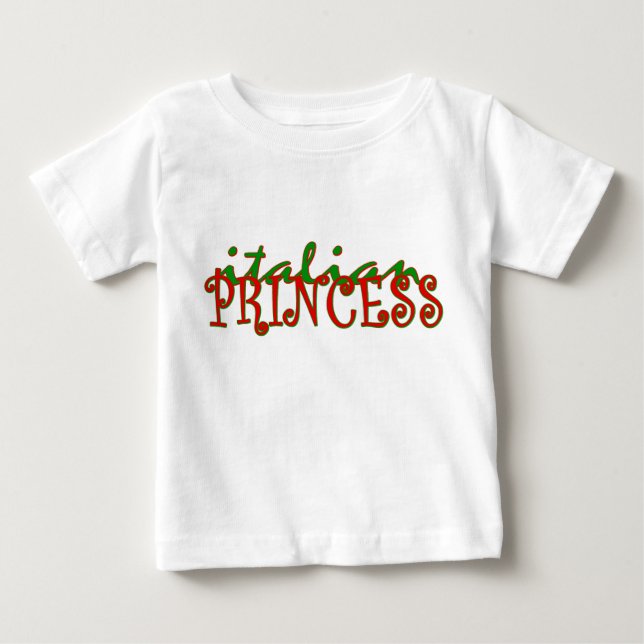 Italienska prinsessan t-shirt (Framsida)