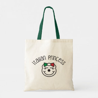 Italienska prinsessan Tote bags - Cute Hand-Drawn Tygkasse