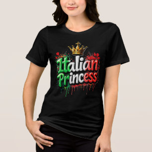 Italienska prinsessan Tri-Blend Shirt T