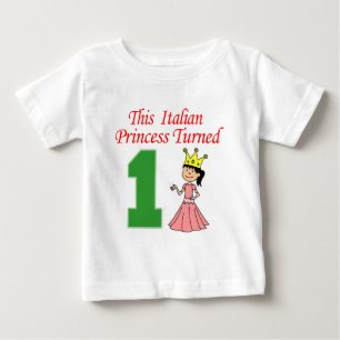 Italienska prinsessan Turned One Tee