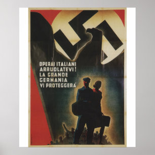 Italienska propagandaPoster Poster