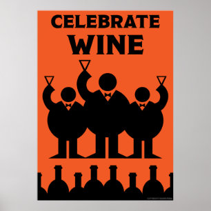 Italienska Prosecco mousserande vin Poster