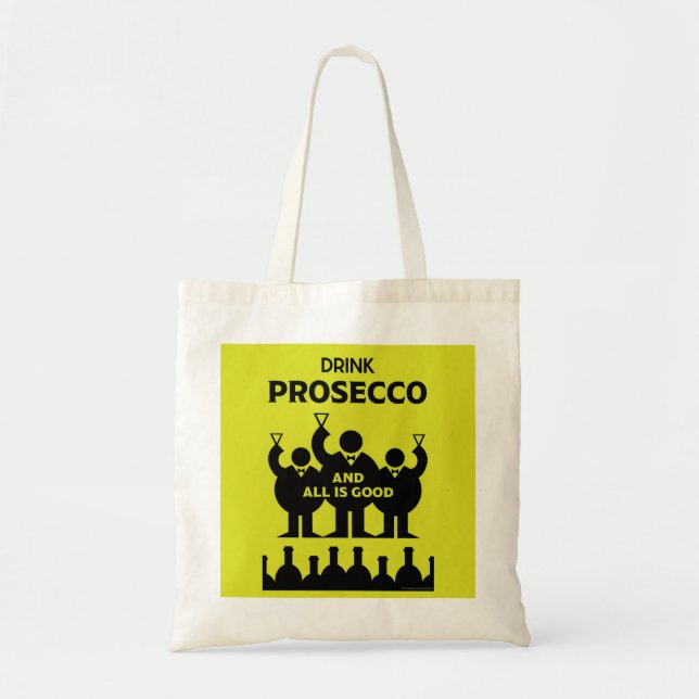 Italienska Prosecco mousserande vin Tygkasse (Framsidan)