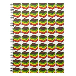 Italienska Rainbow 7 Seven Lagrar Tricolor Flagga Anteckningsbok Med Spiral