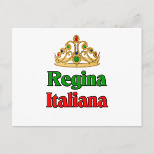 Italienska Regina (italienska drottningen) Vykort